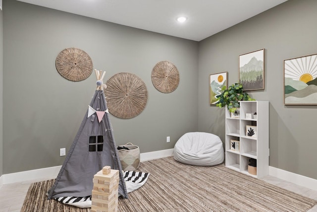 4864 148th Ave, Ham Lake, MN 55304 - rec room with baseboards and recessed lighting