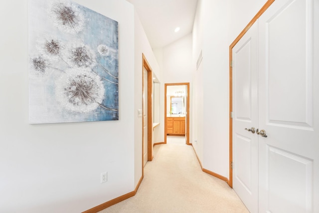 4438 Napier Pkwy NE, Saint Michael, MN 55376 - hallway featuring light colored carpet and baseboards