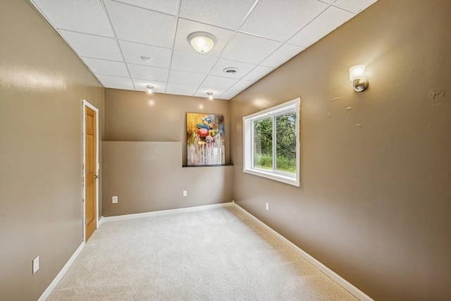 15271 Sodium St NW, Ramsey, MN 55303 - empty room featuring a paneled ceiling and carpet