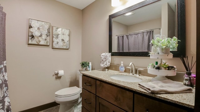 30488 292nd St, Lake Holcombe Twp, WI 54745 - bathroom featuring vanity and toilet