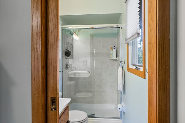 9009 44th Cir N, New Hope, MN 55428 - bathroom with vanity and a stall shower