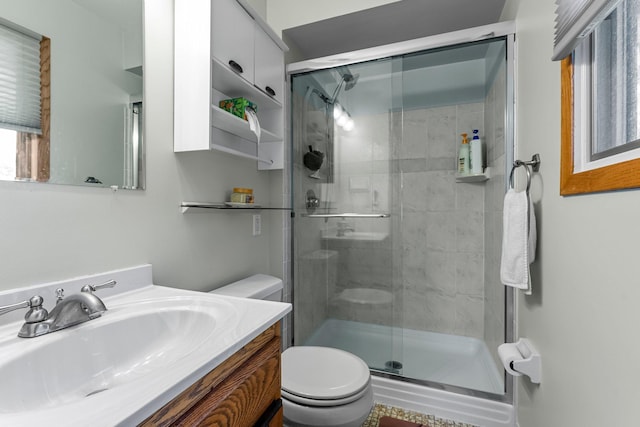 9009 44th Cir N, New Hope, MN 55428 - full bathroom featuring a stall shower and vanity