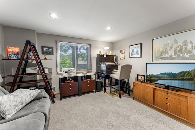 9009 44th Cir N, New Hope, MN 55428 - office with light colored carpet and recessed lighting