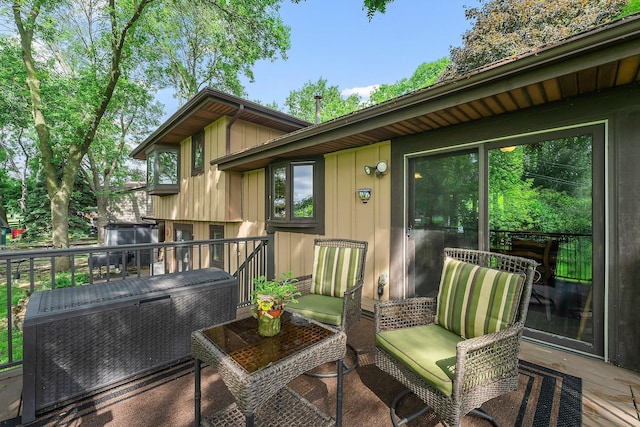 9009 44th Cir N, New Hope, MN 55428 - view of wooden deck