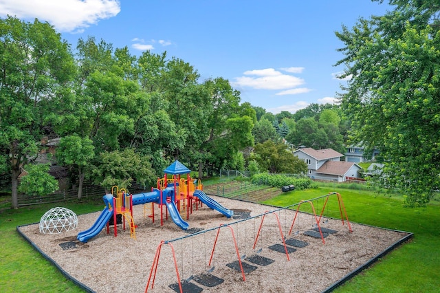 9009 44th Cir N, New Hope, MN 55428 - community playground featuring view of wooded area