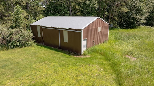 5393 Bachelor Rd NW, Hackensack, MN 56452 - view of pole building with a lawn