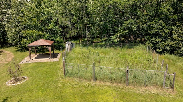 5393 Bachelor Rd NW, Hackensack, MN 56452 - view of yard with a gazebo and a carport