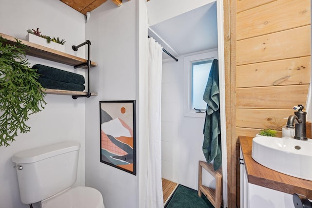 22281 670th Ave, Darwin Twp, MN 55324 - full bathroom featuring a shower with curtain