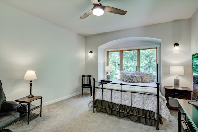 1403 Elm Ave W, Menomonie, WI 54751 - carpeted bedroom with arched walkways and baseboards
