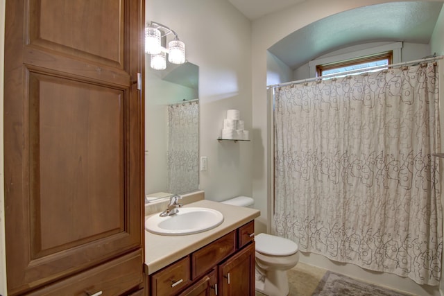 1403 Elm Ave W, Menomonie, WI 54751 - bathroom featuring vanity and shower / bath combo with shower curtain
