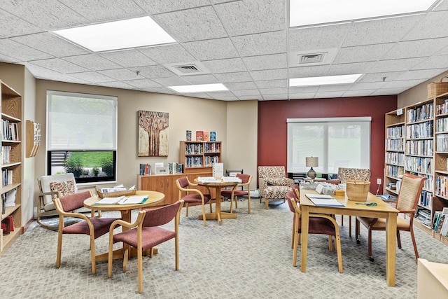 6615 Lake Shore Dr S Unit 900, Richfield, MN 55423 - carpeted dining room with a paneled ceiling