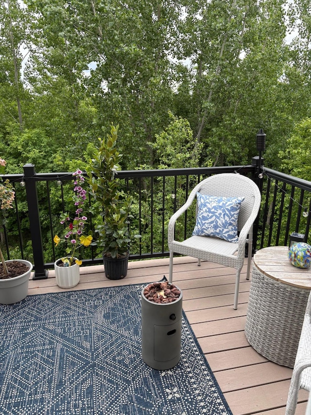 1771 Emerson Ct, Chaska, MN 55318 - view of wooden terrace