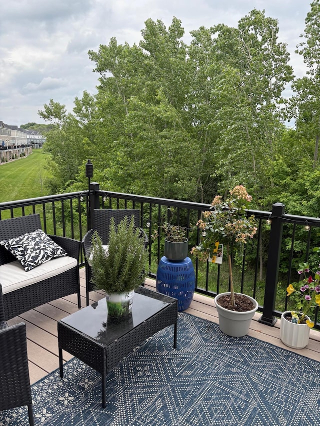 1771 Emerson Ct, Chaska, MN 55318 - view of wooden terrace