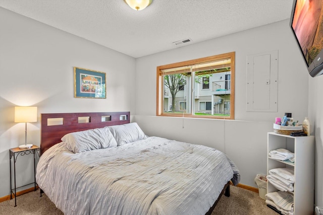 3123 Legacy Ln, Woodbury, MN 55129 - carpeted bedroom featuring baseboards and a textured ceiling
