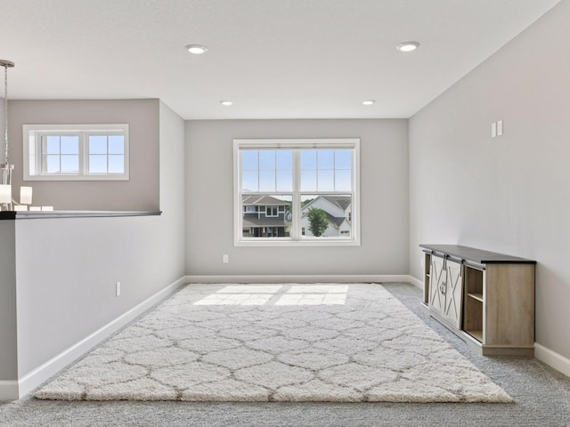 7154 Alphabet St, Chanhassen, MN 55317 - carpeted empty room with recessed lighting