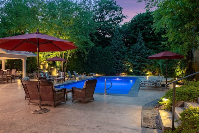 1904 Linner Rd, Minnetonka, MN 55391 - outdoor pool featuring a patio and outdoor dining area