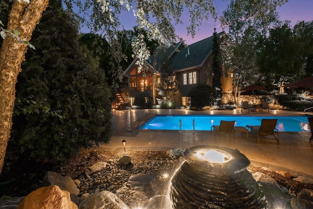 1904 Linner Rd, Minnetonka, MN 55391 - swimming pool featuring a patio and stairs