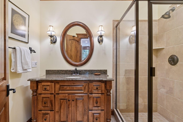 1904 Linner Rd, Minnetonka, MN 55391 - full bathroom featuring vanity and a stall shower
