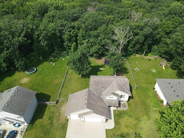 11764 35th Ave SE, Becker, MN 55308 - view from above of property with a forest