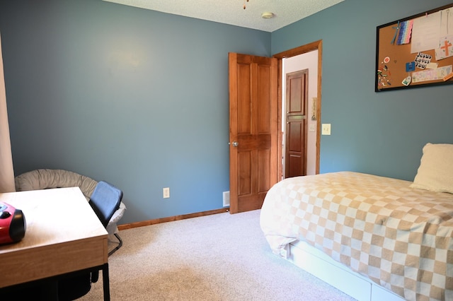 11764 35th Ave SE, Becker, MN 55308 - bedroom featuring carpet floors and a textured ceiling