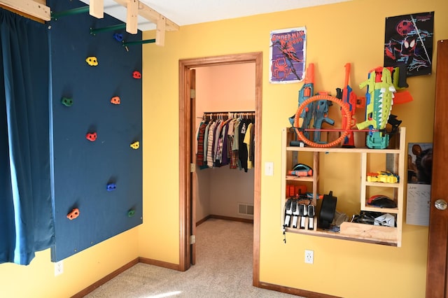11764 35th Ave SE, Becker, MN 55308 - bedroom featuring carpet floors, a closet, and a spacious closet