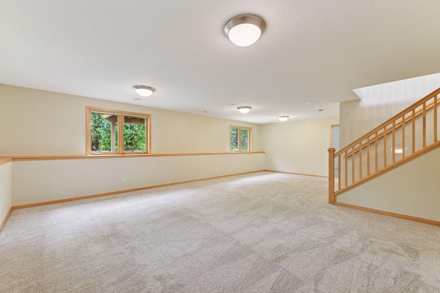 1614 Maple Manors Ct, Mound, MN 55364 - basement with stairs and carpet