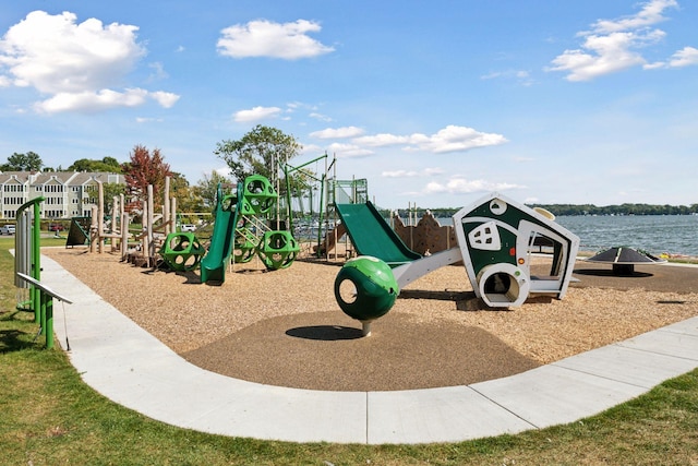 1614 Maple Manors Ct, Mound, MN 55364 - community playground featuring a water view