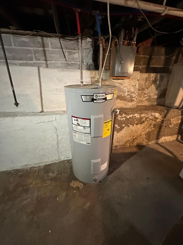 613 Cedar St, Luverne, MN 56156 - utilities featuring water heater and electric panel