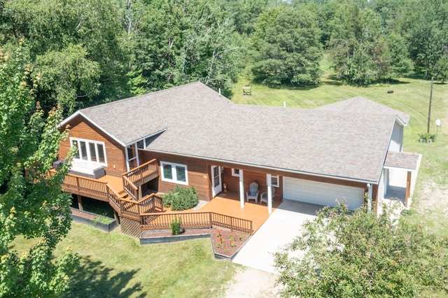 8290 Gladstone Lake Rd, Brainerd, MN 56401 - view from above of property featuring a heavily wooded area
