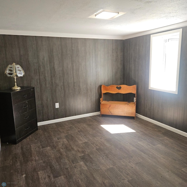 327 6th Ave, Mapleton, ND 58059 - empty room featuring wood finished floors and wood walls