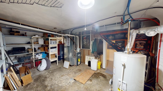 315 Fountain St, Albert Lea, MN 56007 - basement with water heater and heating unit