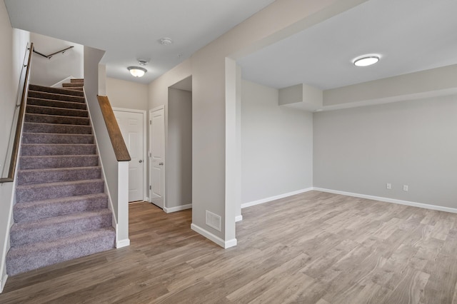 15484 Eames Way, Apple Valley, MN 55124 - below grade area with wood finished floors and stairs