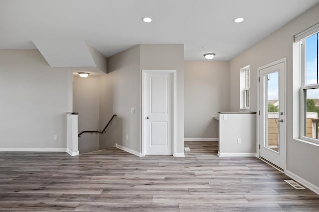 15484 Eames Way, Apple Valley, MN 55124 - unfurnished room featuring recessed lighting and wood finished floors