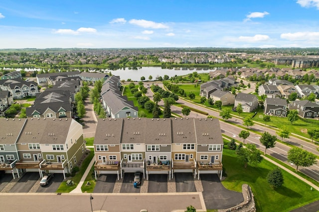 15484 Eames Way, Apple Valley, MN 55124 - aerial view of residential area featuring a large body of water