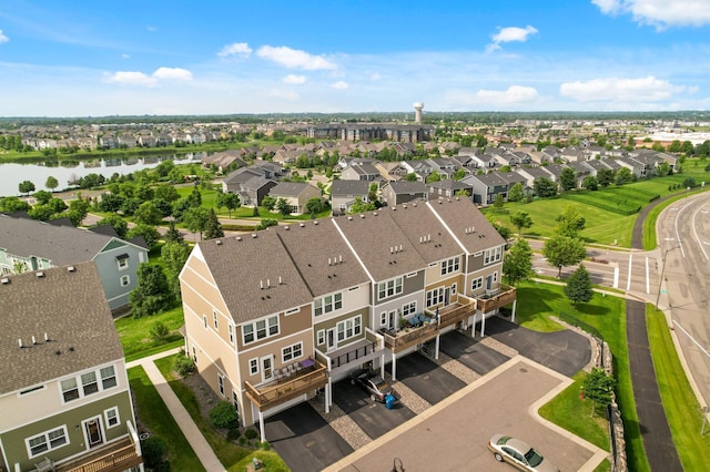 15484 Eames Way, Apple Valley, MN 55124 - aerial view of residential area with a large body of water