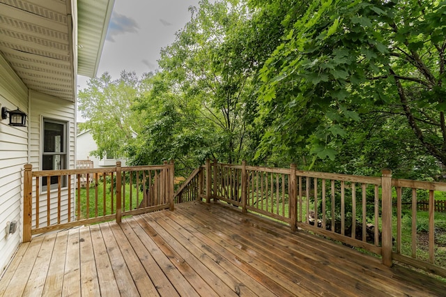 2319 Viola View Ln NE, Rochester, MN 55906 - view of wooden deck