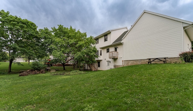2319 Viola View Ln NE, Rochester, MN 55906 - view of green lawn featuring a wooden deck