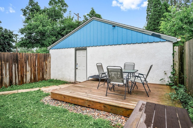 3256 Sheridan Ave N, Minneapolis, MN 55412 - deck with outdoor dining area