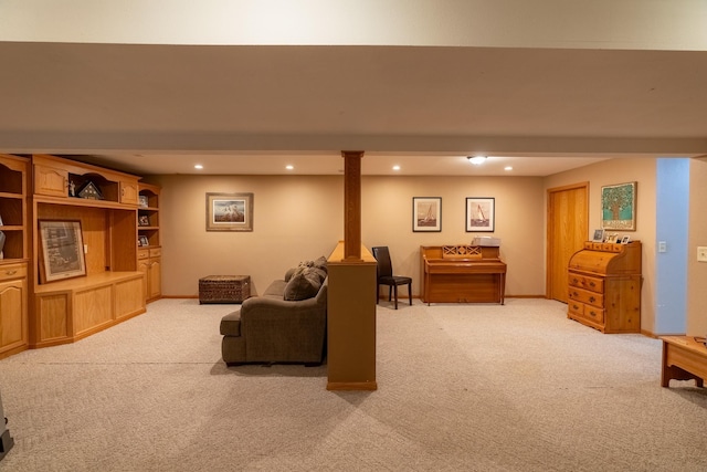 704 Main St, Madelia, MN 56062 - living room with light carpet and recessed lighting