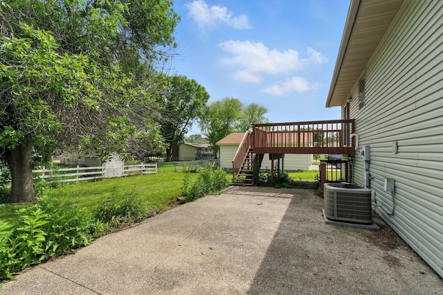 507 17 1/2 St SE, Rochester, MN 55904 - view of patio with stairs and a deck