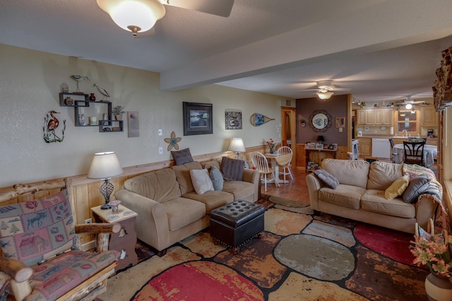 35139 County 39, Laporte, MN 56461 - living area with ceiling fan