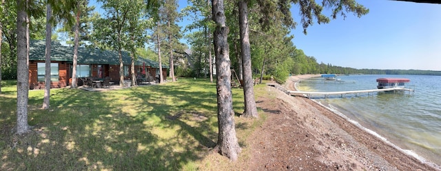 35139 County 39, Laporte, MN 56461 - view of grassy yard featuring a water view