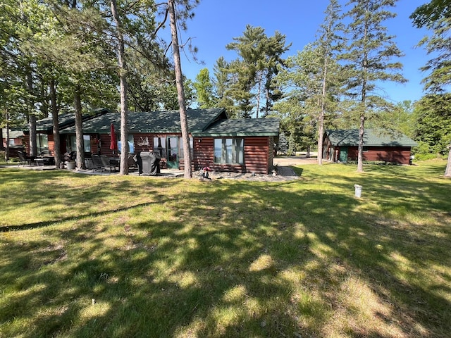 35139 County 39, Laporte, MN 56461 - back of house with a lawn