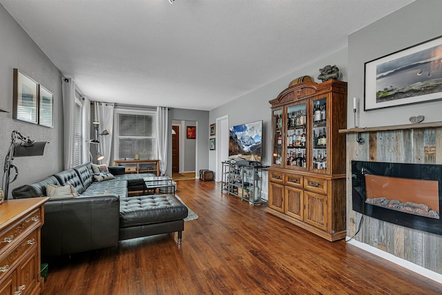 212 30th Ave N, Saint Cloud, MN 56303 - living room with wood finished floors and a premium fireplace