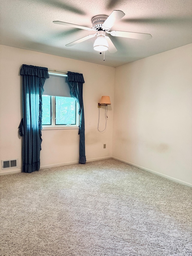 39130 Notebloom Ln, Waubun, MN 56589 - carpeted spare room with a ceiling fan and a textured ceiling