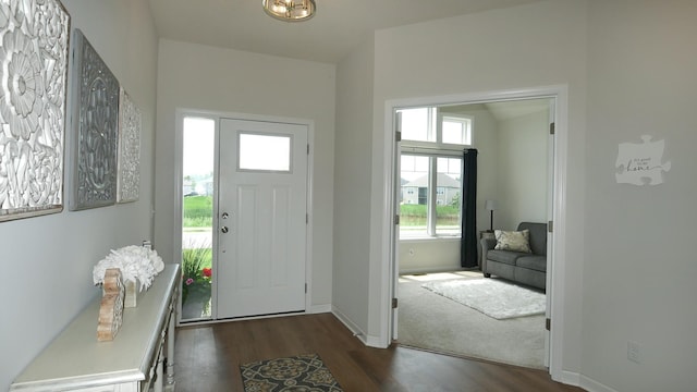 1872 Oakpointe Dr, Waconia, MN 55387 - entryway featuring dark wood-style flooring