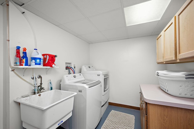 20604 Jasmine Path, Lakeville, MN 55044 - laundry room with cabinet space and washer and dryer
