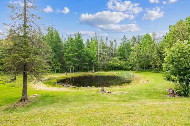 5948 Lavaque Rd, Fredenberg Twp, MN 55803 - view of green lawn featuring a water view