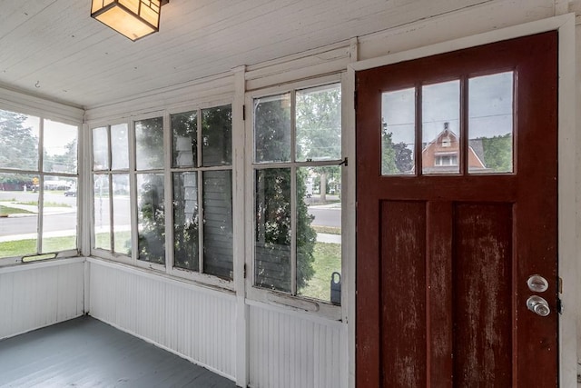 500 Sherman St, North Mankato, MN 56003 - unfurnished sunroom with healthy amount of natural light and wood finished floors