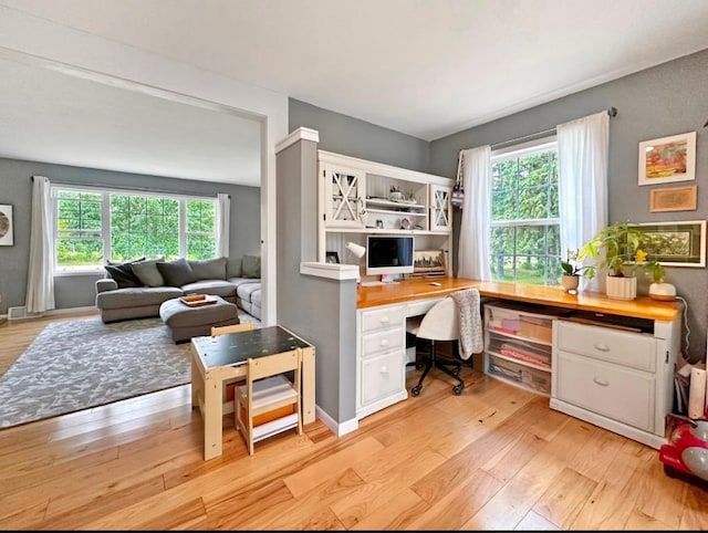 315 32nd St, Grand Rapids, MN 55744 - office space with light wood finished floors and healthy amount of natural light